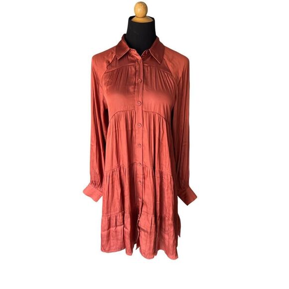 NWT Mink Pink Hannah Tiered Mini Dress Size XS MSRP $149 - Picture 5 of 11